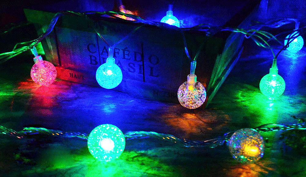 10M 100 LEDs Pebble Ball String Light Christmas Party Fairy Lamp 10M 100 LEDs Pebble Ball String Light Christmas Party Fairy Lamp