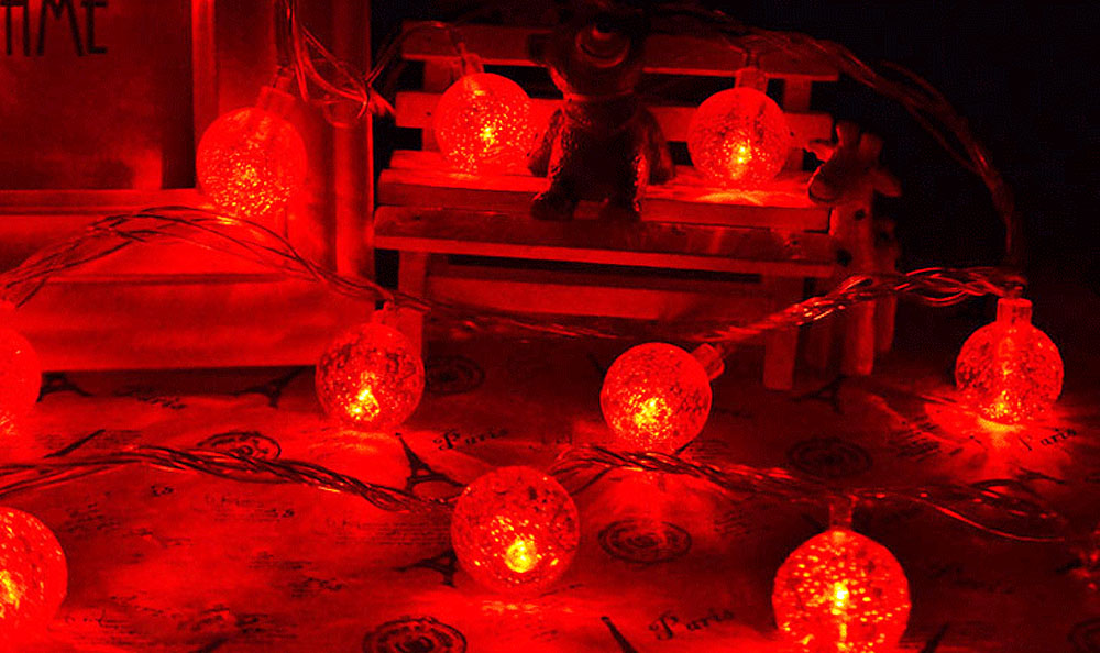 10M 100 LEDs Pebble Ball String Light Christmas Party Fairy Lamp 10M 100 LEDs Pebble Ball String Light Christmas Party Fairy Lamp