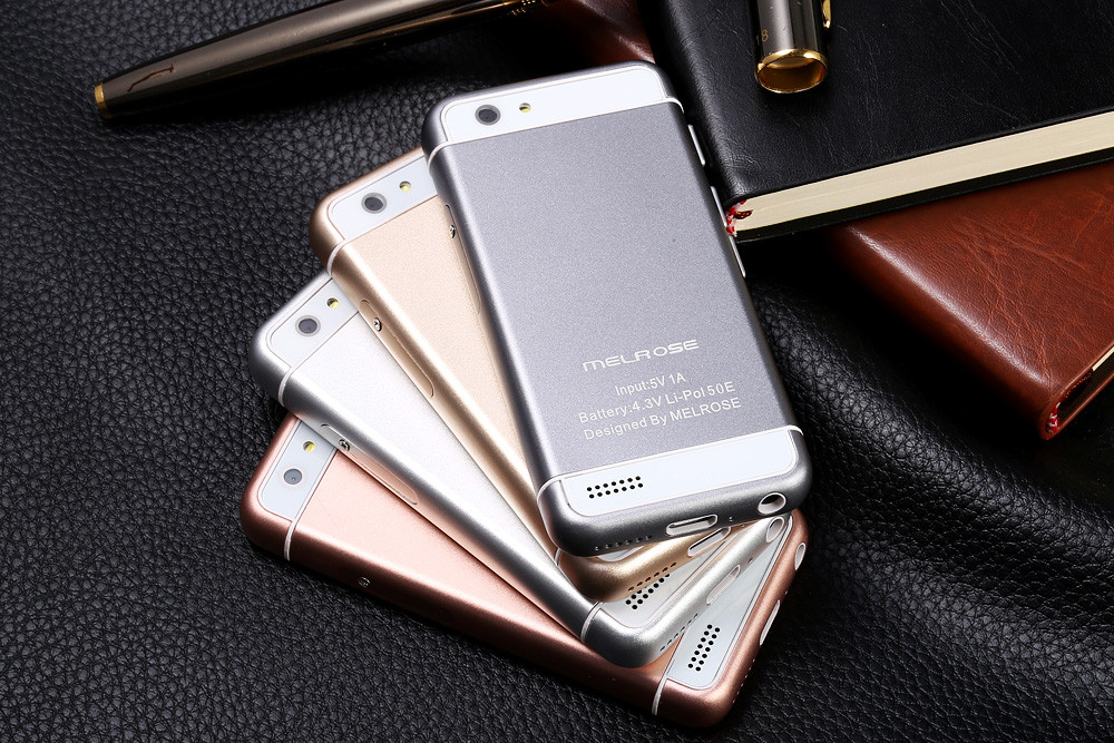 MELROSE S9 2.4 inch Androrid 4.4 Ulta-thin Mini 3G Smart Phone MT6580 Dual Core 1.2GHz 512MB RAM 8GB ROM Bluetooth Camera WiFi ( EU Plug )