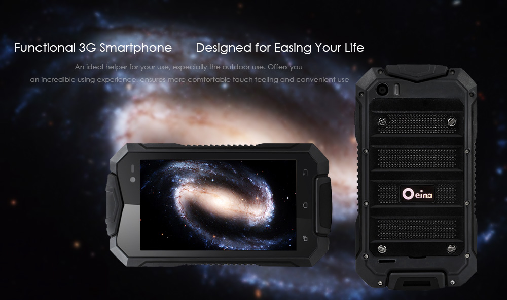 Oeina XP7700 Android 5.1 4.5 inch 3G Smartphone MTK6580 1.3GHz Quad Core 512MB RAM 8GB ROM GPS Dustproof Shockproof Gravity Sensor