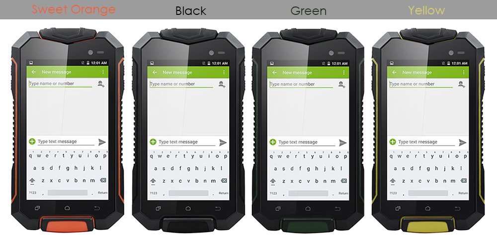 Oeina XP7700 Android 5.1 4.5 inch 3G Smartphone MTK6580 1.3GHz Quad Core 512MB RAM 8GB ROM GPS Dustproof Shockproof Gravity Sensor