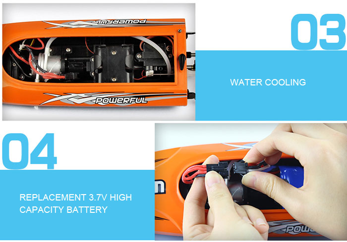 UDI 001 Tempo Power Venom 2.4G RC Boat with Auto Rectifying Deviation Direction Function UDI 001 Tempo Power Venom 2.4G RC Boat with Auto Rectifying Deviation Direction Function