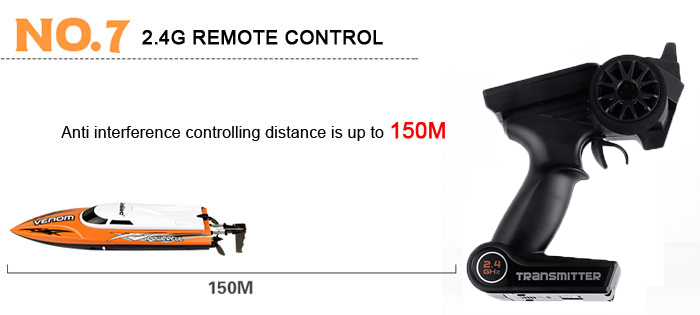 UDI 001 Tempo Power Venom 2.4G RC Boat with Auto Rectifying Deviation Direction Function UDI 001 Tempo Power Venom 2.4G RC Boat with Auto Rectifying Deviation Direction Function