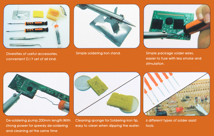 JAKEMY JM-P03 16 in 1 Electric Soldering Iron Flux Kit DIY Welding Tool Set