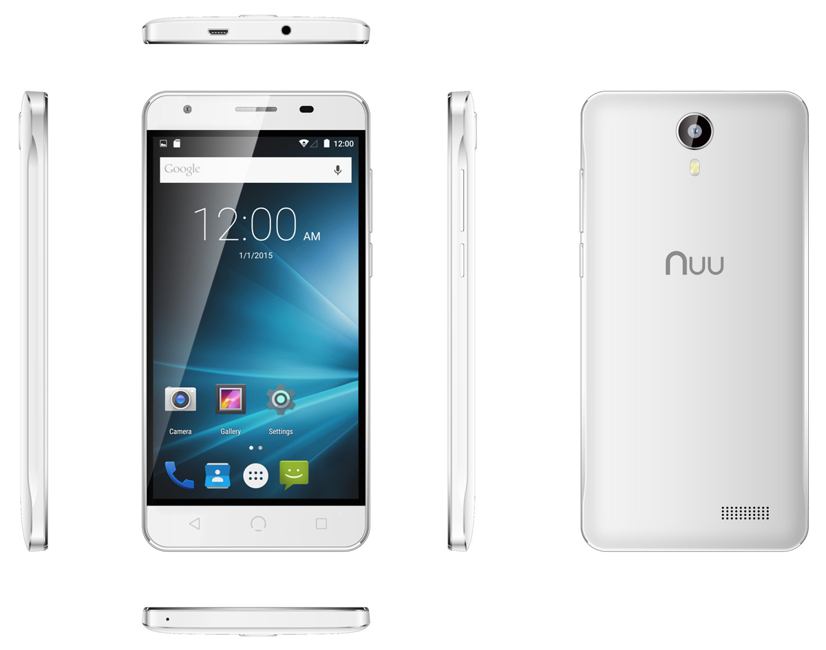 NUU N5L Android 5.1 5.5 inch 4G Phablet MTK6735 1.0GHz Quad Core 1GB RAM 8GB ROM Light Sensor GPS Bluetooth 4.0