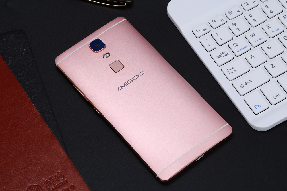 AMIGOO A5000 5.5 inch Android 5.1 4G Phablet MTK6735 1.3GHz Quad Core 1GB RAM 8GB ROM Fingerprint Scanner GPS Dual Cameras ( EU Plug )