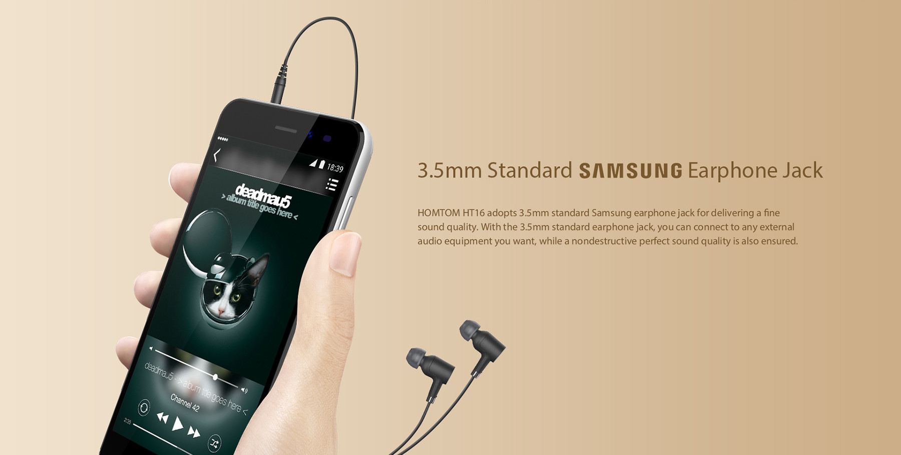 Homtom HT16 Android 6.0 5.0 inch 3G Smartphone MTK6580 Quad Core 1.3GHz 1GB RAM 8GB ROM Wakeup Gesture GPS A-GPS Bluetooth 4.0