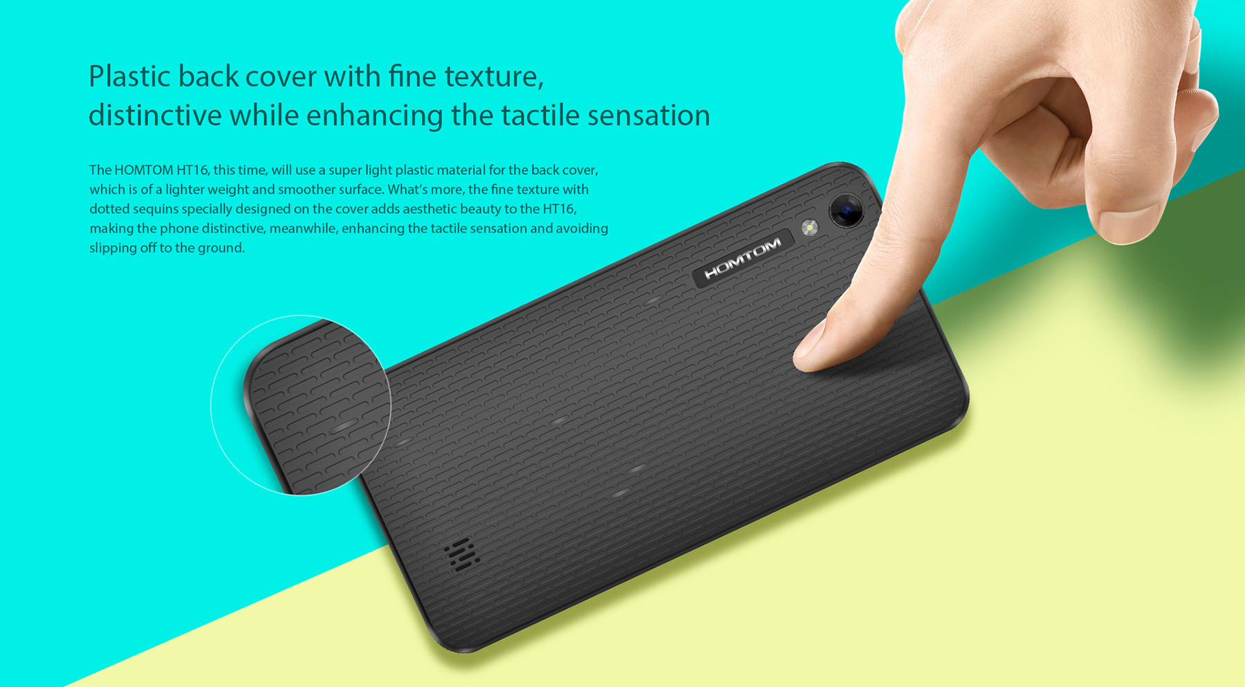 Homtom HT16 Android 6.0 5.0 inch 3G Smartphone MTK6580 Quad Core 1.3GHz 1GB RAM 8GB ROM Wakeup Gesture GPS A-GPS Bluetooth 4.0