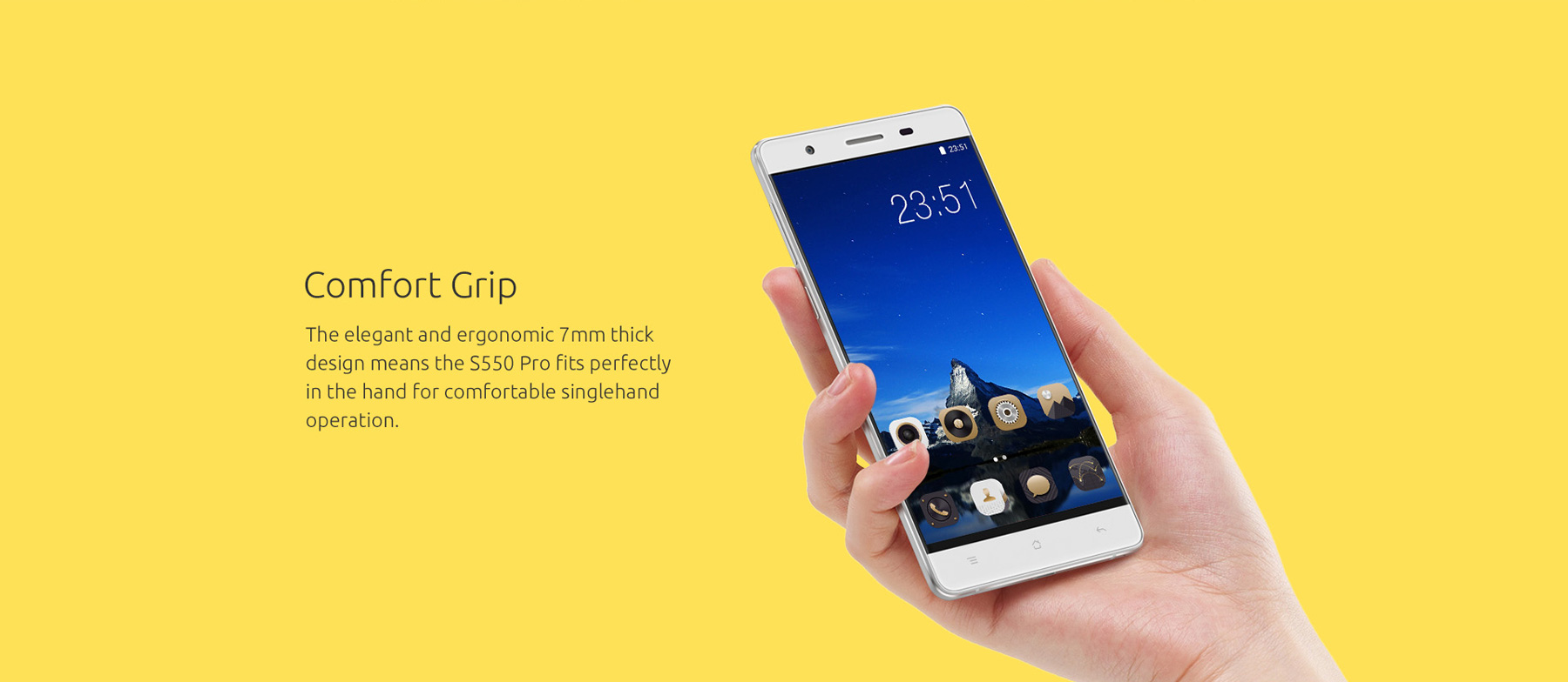 Cubot S550 Pro Android 5.1 5.5 inch 2.5D Arc Screen 4G Phablet MT6735 Quad Core 1.3GHz 3GB RAM 16GB ROM Fingerprint Scanner OTG Bluetooth 4.0