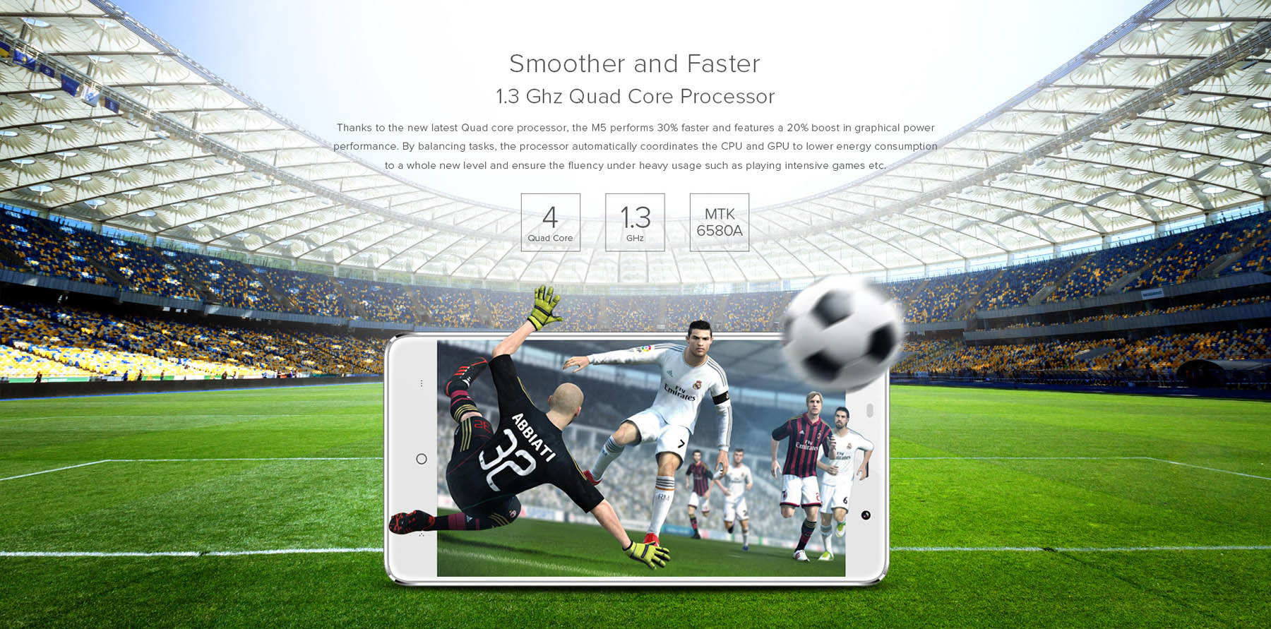 Leagoo M5 Android 6.0 2.5D Arc 5.0 inch Corning Gorilla Glass 4 Screen 3G Smartphone MTK6580 1.3GHz Quad Core 2GB RAM 16GB ROM Finggerprint Scanner GPS Bluetooth 4.0