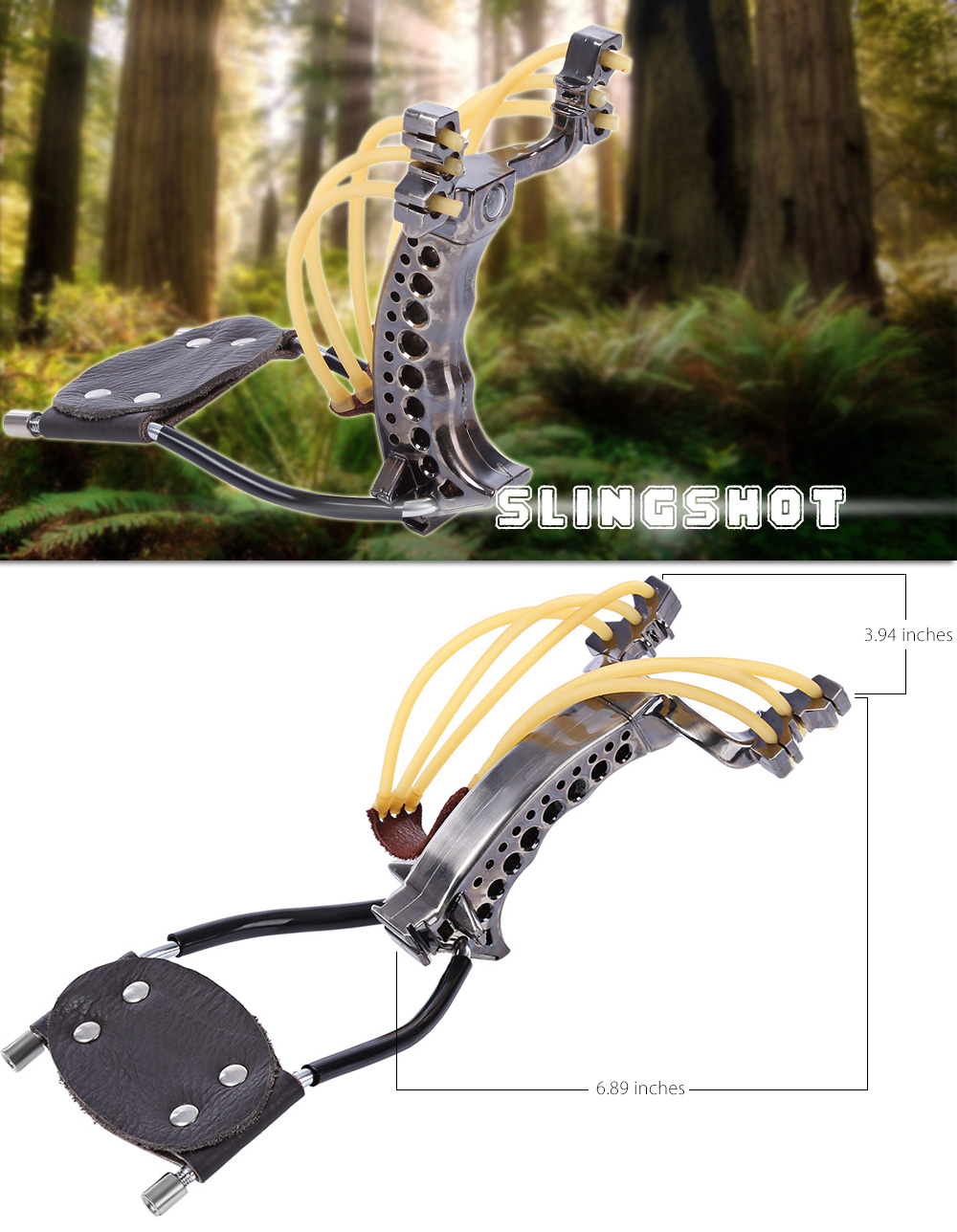 Rubber Band Slingshot Wrist Catapult Hunting Tools Rubber Band Slingshot Wrist Catapult Hunting Tools