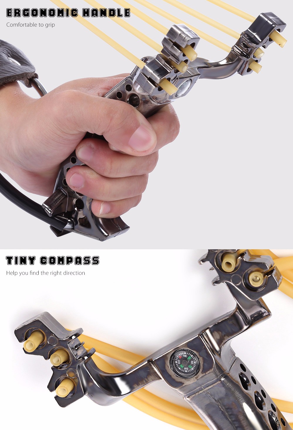 Rubber Band Slingshot Wrist Catapult Hunting Tools Rubber Band Slingshot Wrist Catapult Hunting Tools