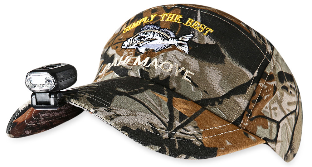 LEO Adjustable Sun Cap Fishing Hat with LED Headlamp for Outdoor Activity LEO Adjustable Sun Cap Fishing Hat with LED Headlamp for Outdoor Activity