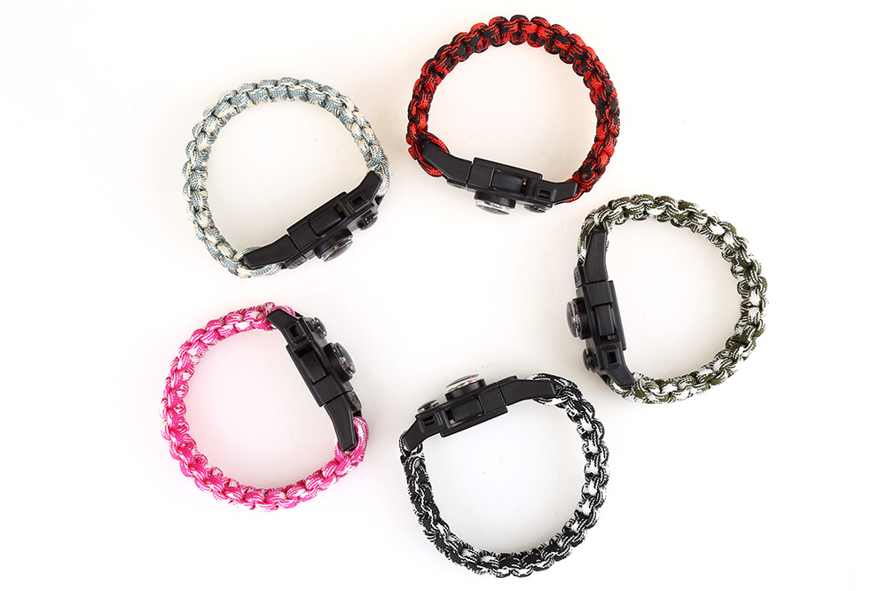 Inlife Outdoor Multifunction Fashionable Survival Bracelet with Nylon Rope Inlife Outdoor Multifunction Fashionable Survival Bracelet with Nylon Rope