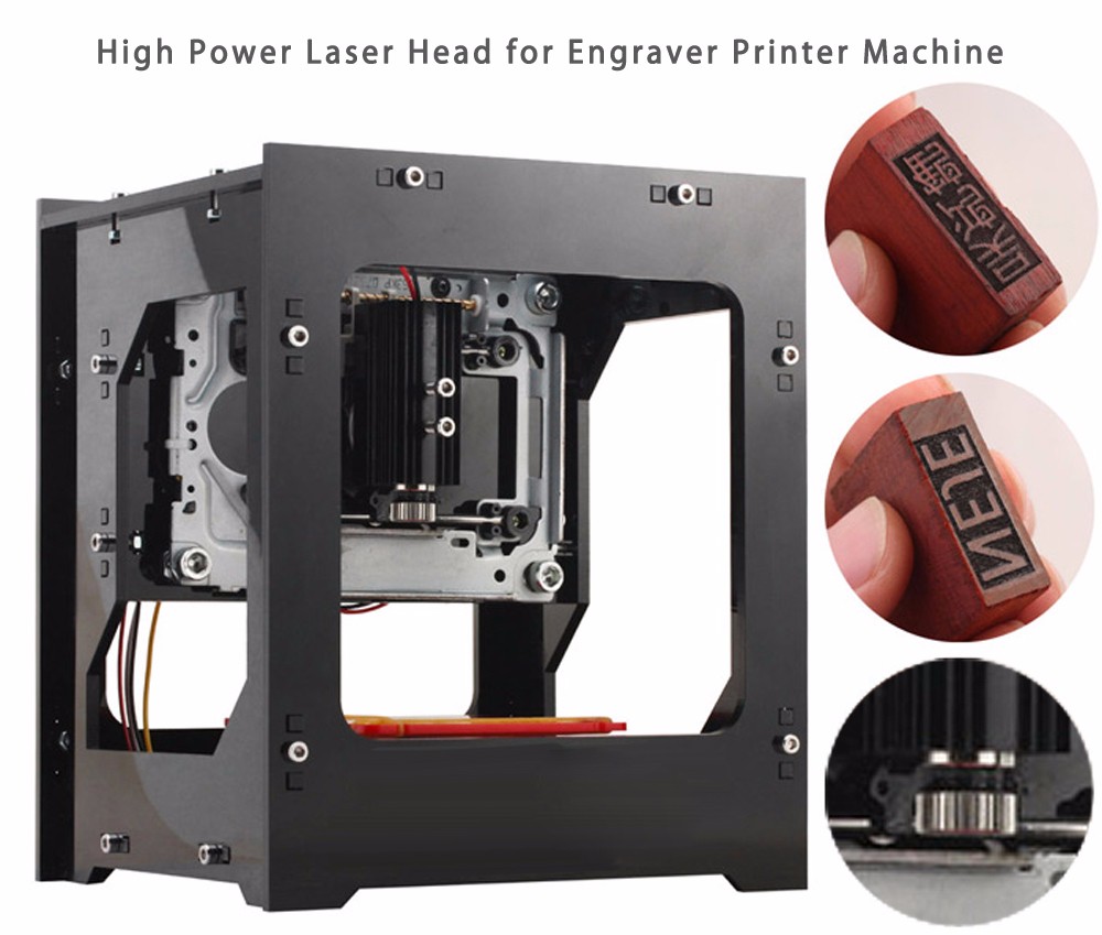 NEJE DK - 8 - KZ 1000mW High Power Violet Light Laser Head for Engraver Printer Machine