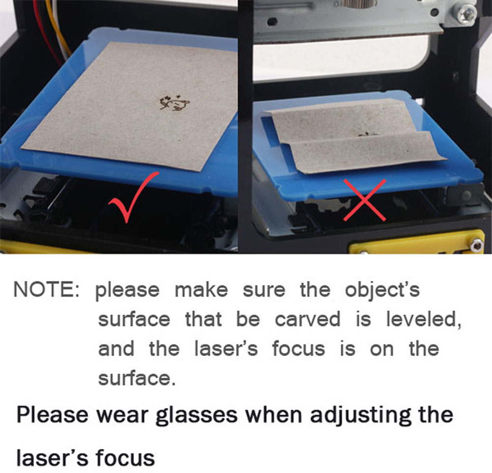 NEJE DK - 8 - KZ 1000mW High Power Violet Light Laser Head for Engraver Printer Machine
