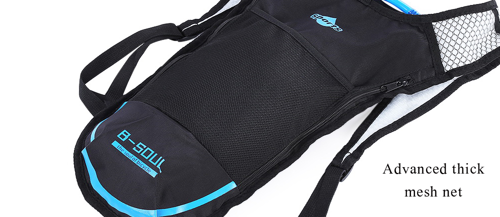 B - SOUL 2L Water Bag Tank 5L Hydration Bladder Hiking Climbing Riding Backpack