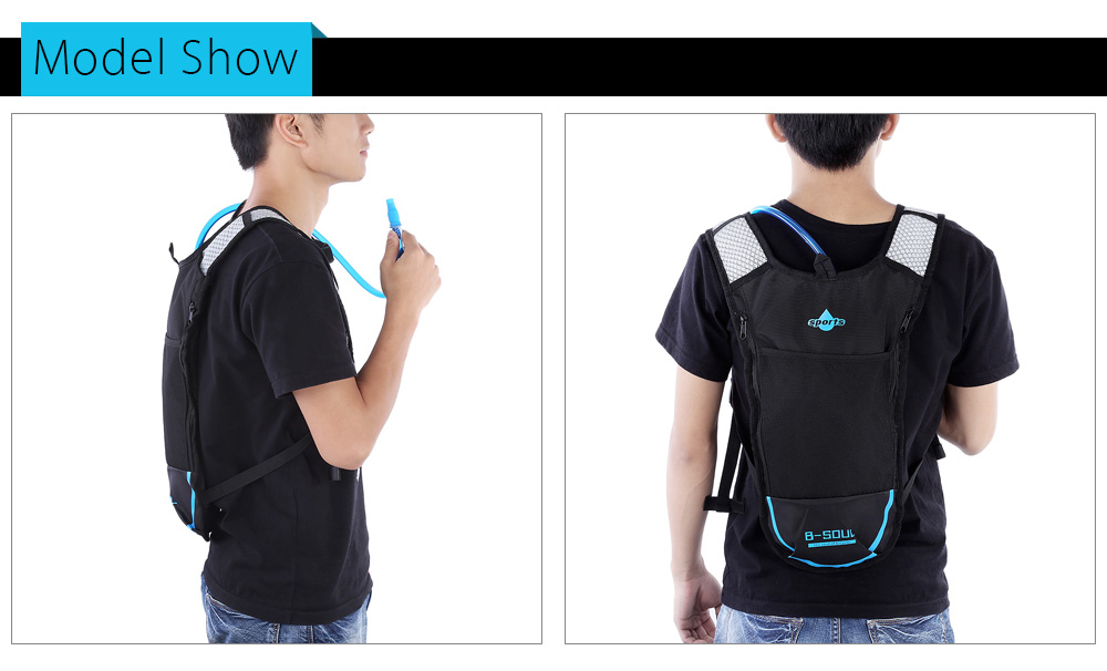 B - SOUL 2L Water Bag Tank 5L Hydration Bladder Hiking Climbing Riding Backpack B - SOUL 2L Water Bag Tank 5L Hydration Bladder Hiking Climbing Riding Backpack