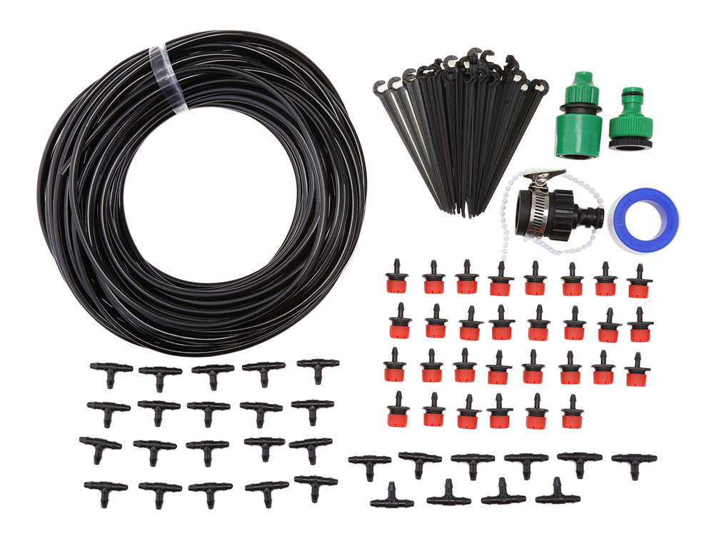 DIY 25M Micro Drip Irrigation System Agriculture Sprinkler Garden Plant Flower Watering Tool Kit DIY 25M Micro Drip Irrigation System Agriculture Sprinkler Garden Plant Flower Watering Tool Kit
