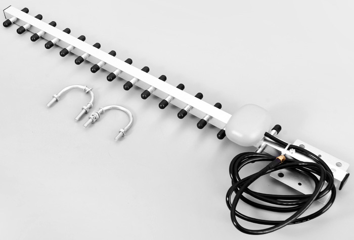 4G 25dBi WiFi YAGI Antenna 16 Elements High Gain Directional with SMAJ Connector for Baby Monitor