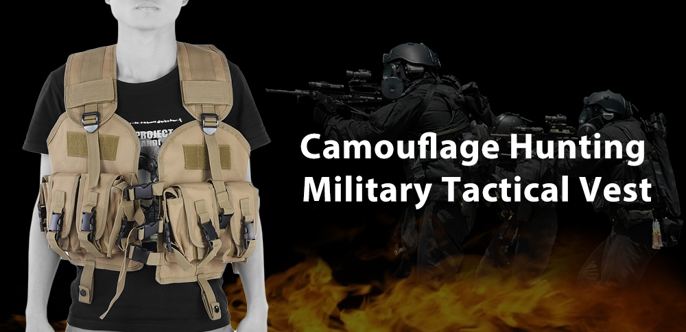 Camouflage Hunting Military Tactical Vest Wargame Body Molle Armor CS Outdoor Equipment Camouflage Hunting Military Tactical Vest Wargame Body Molle Armor CS Outdoor Equipment