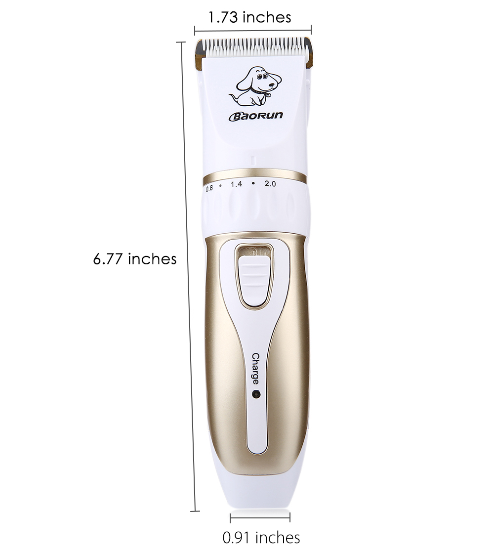 BaoRun P3 Professional Rechargeable Pet Electric Hair Clipper Cutter with Grooming Kit BaoRun P3 Professional Rechargeable Pet Electric Hair Clipper Cutter with Grooming Kit