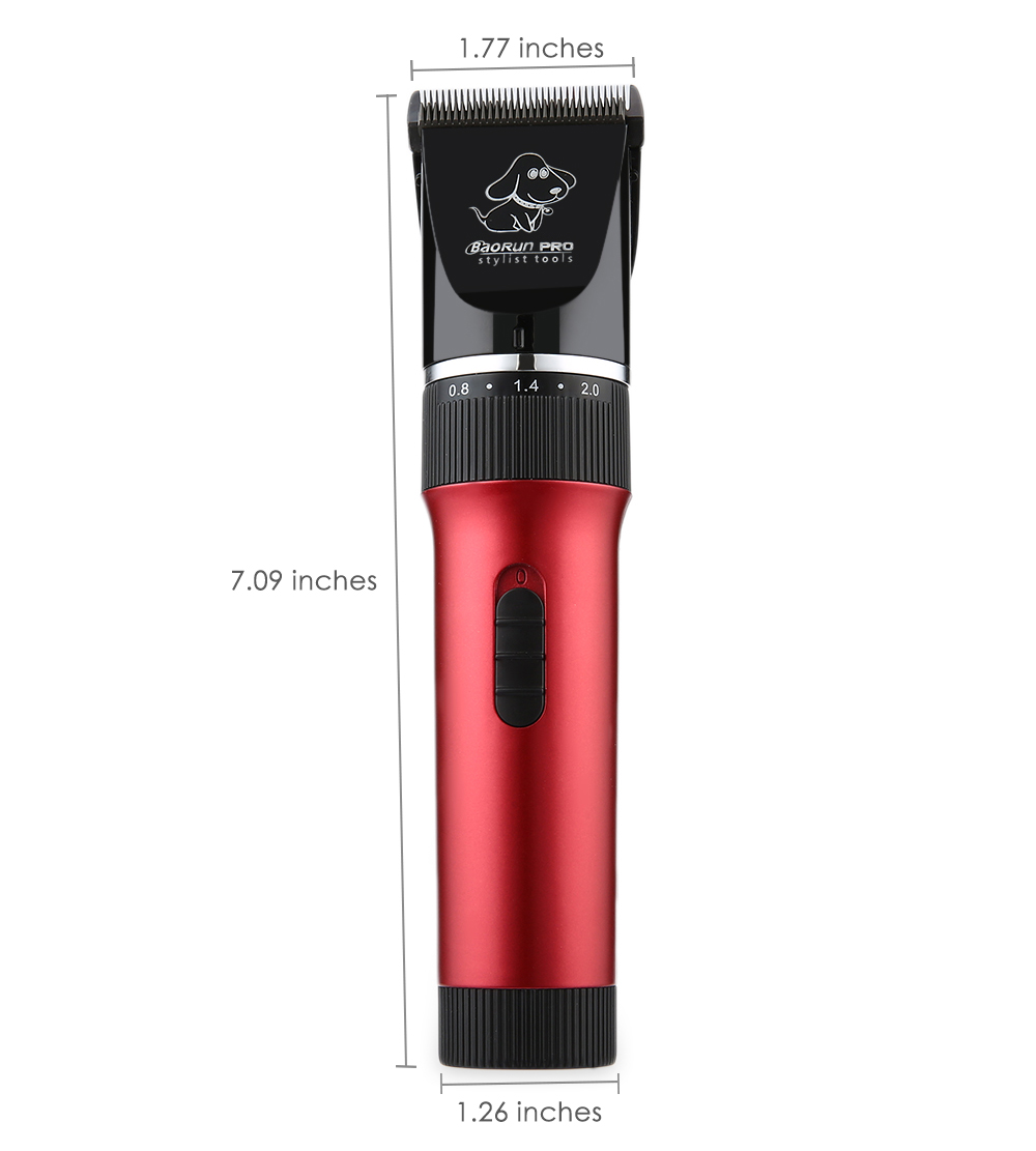 BaoRun P6 Professional Rechargeable Pet Electric Hair Clipper Cutter with Grooming Kit BaoRun P6 Professional Rechargeable Pet Electric Hair Clipper Cutter with Grooming Kit