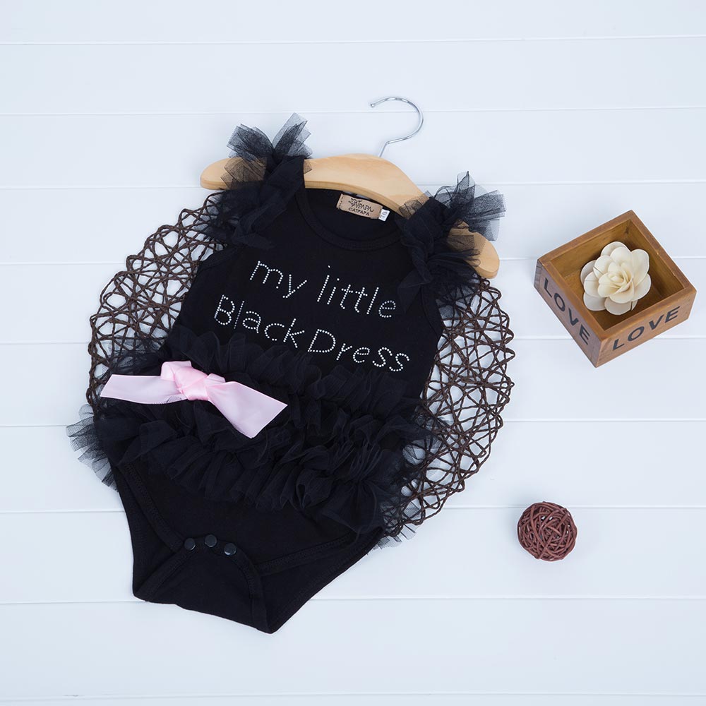 Cute Girls Lace Sleeveless Round Collar Rompers