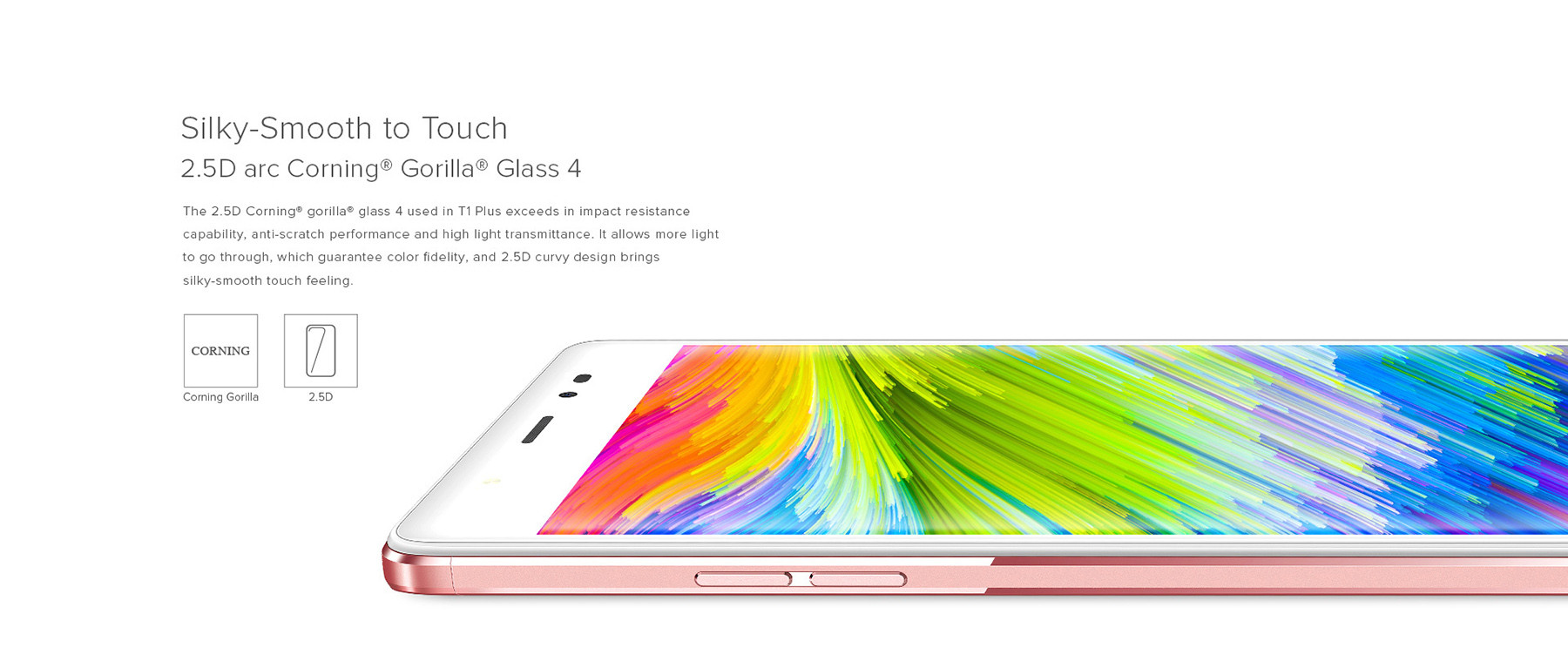 Leagoo T1 Plus Android 6.0 5.5 inch 4G Phablet MTK6737 1.3GHz Quad Core 3GB RAM 16GB ROM Fingerprint Scanner GPS Bluetooth 4.1
