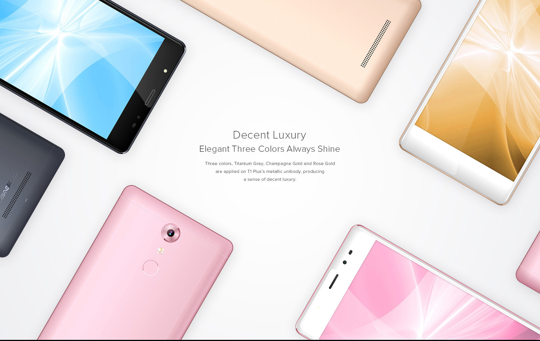 Leagoo T1 Plus Android 6.0 5.5 inch 4G Phablet MTK6737 1.3GHz Quad Core 3GB RAM 16GB ROM Fingerprint Scanner GPS Bluetooth 4.1