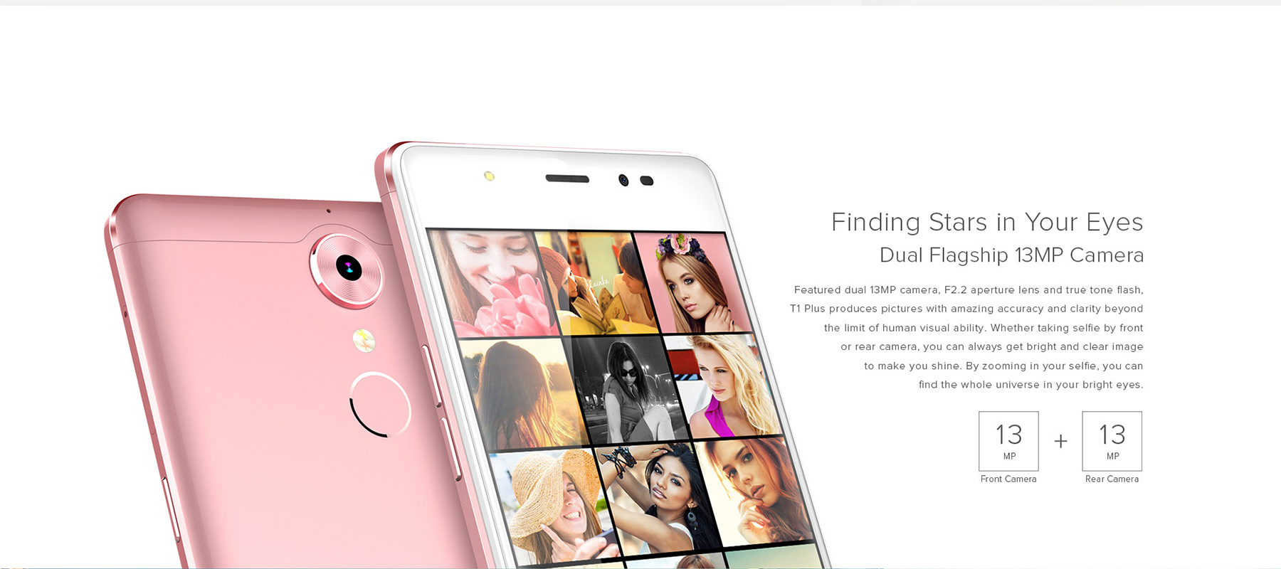 Leagoo T1 Plus Android 6.0 5.5 inch 4G Phablet MTK6737 1.3GHz Quad Core 3GB RAM 16GB ROM Fingerprint Scanner GPS Bluetooth 4.1