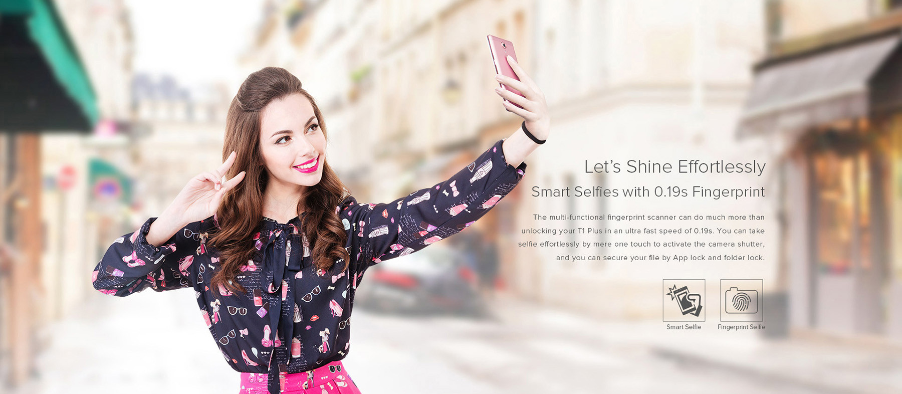 Leagoo T1 Plus Android 6.0 5.5 inch 4G Phablet MTK6737 1.3GHz Quad Core 3GB RAM 16GB ROM Fingerprint Scanner GPS Bluetooth 4.1