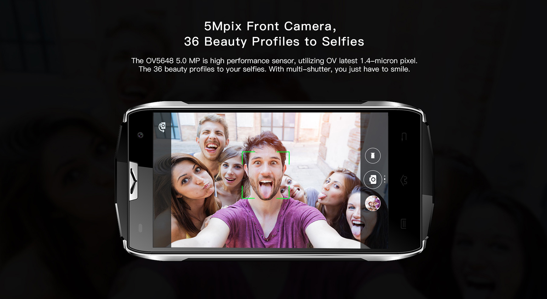 Doogee T5 Android 6.0 5.0 inch 4G Smartphone MTK6753 Octa Core 1.3GHz 3GB RAM 32GB ROM 13.0MP Rear Camera GPS