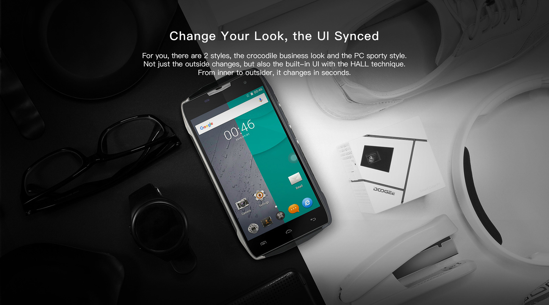 Doogee T5 Android 6.0 5.0 inch 4G Smartphone MTK6753 Octa Core 1.3GHz 3GB RAM 32GB ROM 13.0MP Rear Camera GPS