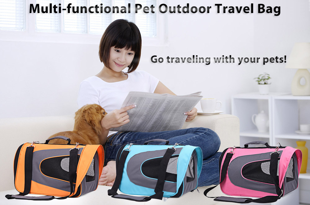 Petcomer Multi-functional Pet Travel Portable Bag for Dog Cat