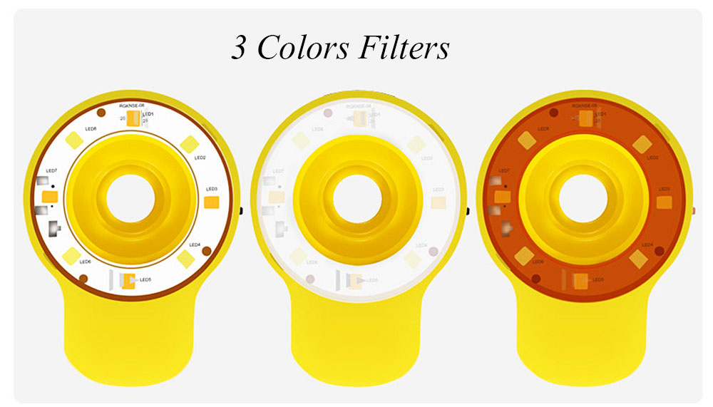 RK09F Fill-in Flash Kit with 180 Deg Fisheye 10X Macro 0.67X Wide Angle 0.4X Super Wide Angle Lens