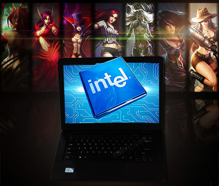 DEEQ A7 14.0 inch Notebook DOS OS Intel Celeron J1900 64bit Quad Core 4GB RAM 1000GB HDD Built-in Camera HDMI