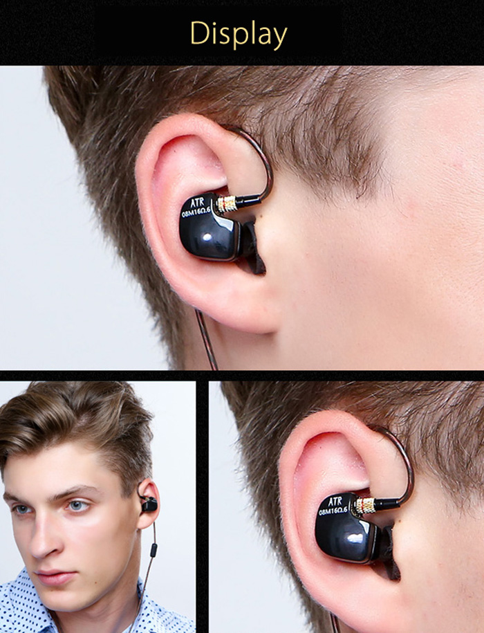 KZ ATR Dynamic Heavy Bass HiFi In-ear Earphones Noise Canceling 3.5mm Audio Jack KZ ATR Dynamic Heavy Bass HiFi In-ear Earphones Noise Canceling 3.5mm Audio Jack