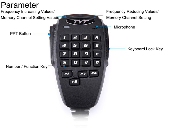 TYT TH-9800 HF / VHF / UHF Walkie Talkie with 800 Channel