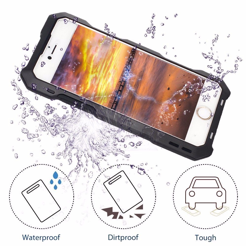 3 in 1 198 Degree Fisheye / 15X Macro / 0.63X Wide Angle Lens IP54 Dustproof Shockproof Protective Cover for iPhone 6 / 6S