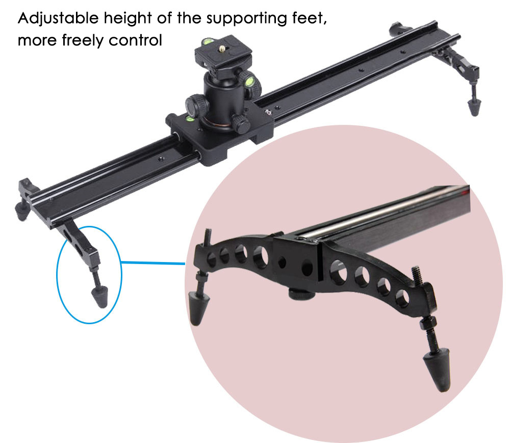 WEIHE WH60R 80CM ( 31.5 inch ) DSLR DV Camera Track Dolly Slider Video Stabilizer System WEIHE WH60R 80CM ( 31.5 inch ) DSLR DV Camera Track Dolly Slider Video Stabilizer System