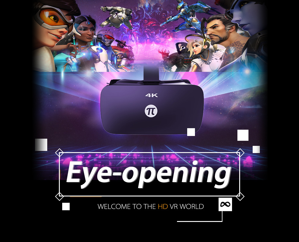 PIMAX 4K VR Virtual Reality Glasses 3D Headset for PC 110 Degree FOV 1000Hz Dual Gyroscope 8.29MP PIMAX 4K VR Virtual Reality Glasses 3D Headset for PC 110 Degree FOV 1000Hz Dual Gyroscope 8.29MP