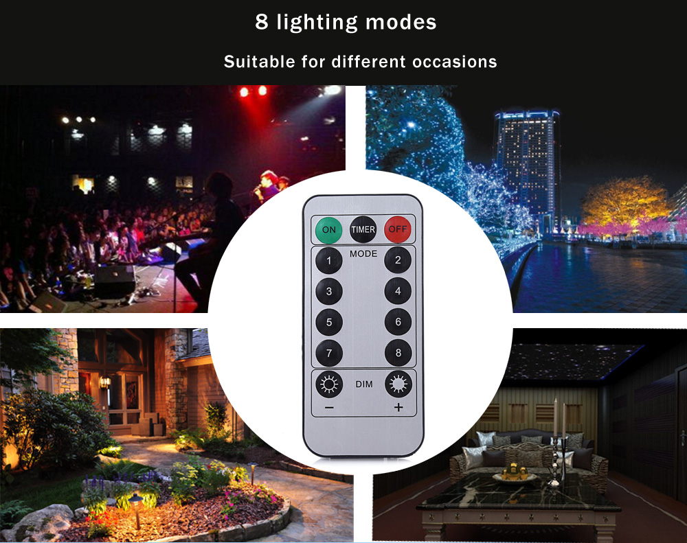 10M 100 LEDs Battery Operated Copper String Light Waterproof Remote Control Decorative Lamp 10M 100 LEDs Battery Operated Copper String Light Waterproof Remote Control Decorative Lamp