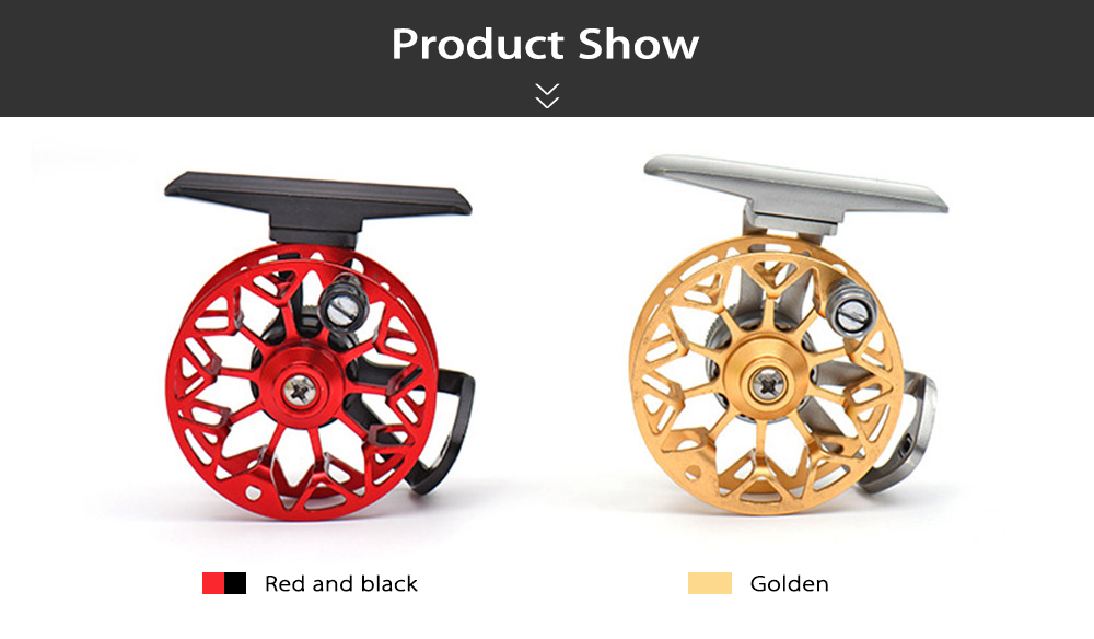 LEO HF50 Right Hand Full Metal Aluminum Alloy CNC Machined Ice Fly Fishing Reel LEO HF50 Right Hand Full Metal Aluminum Alloy CNC Machined Ice Fly Fishing Reel