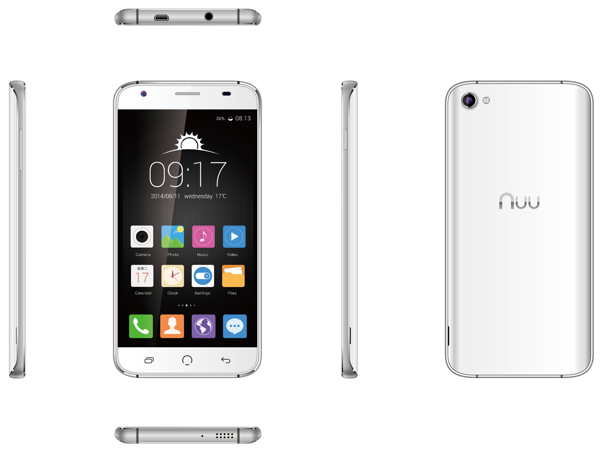 NUU X4 Android 5.1 5.0 inch 4G Smartphone MTK6735 1.3GHz Quad Core 2GB RAM 16GB ROM 13.0MP Rear Camera GPS Bluetooth 4.0 US Version