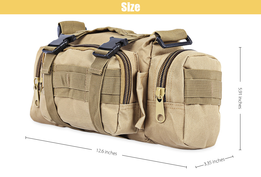 Outdoor Sport Cycling Hiking Multifunctional Nylon Waist Bag Outdoor Sport Cycling Hiking Multifunctional Nylon Waist Bag
