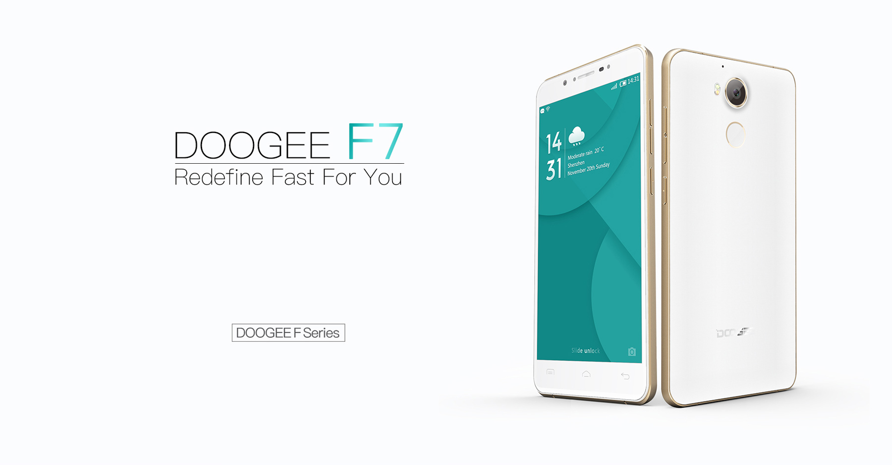 Doogee F7 Android 6.0 5.5 inch 4G Phablet Helio X20 2.3GHz Deca Core 3GB RAM 32GB ROM 13.0MP Rear Camera Bluetooth 4.0 Smart Gestures