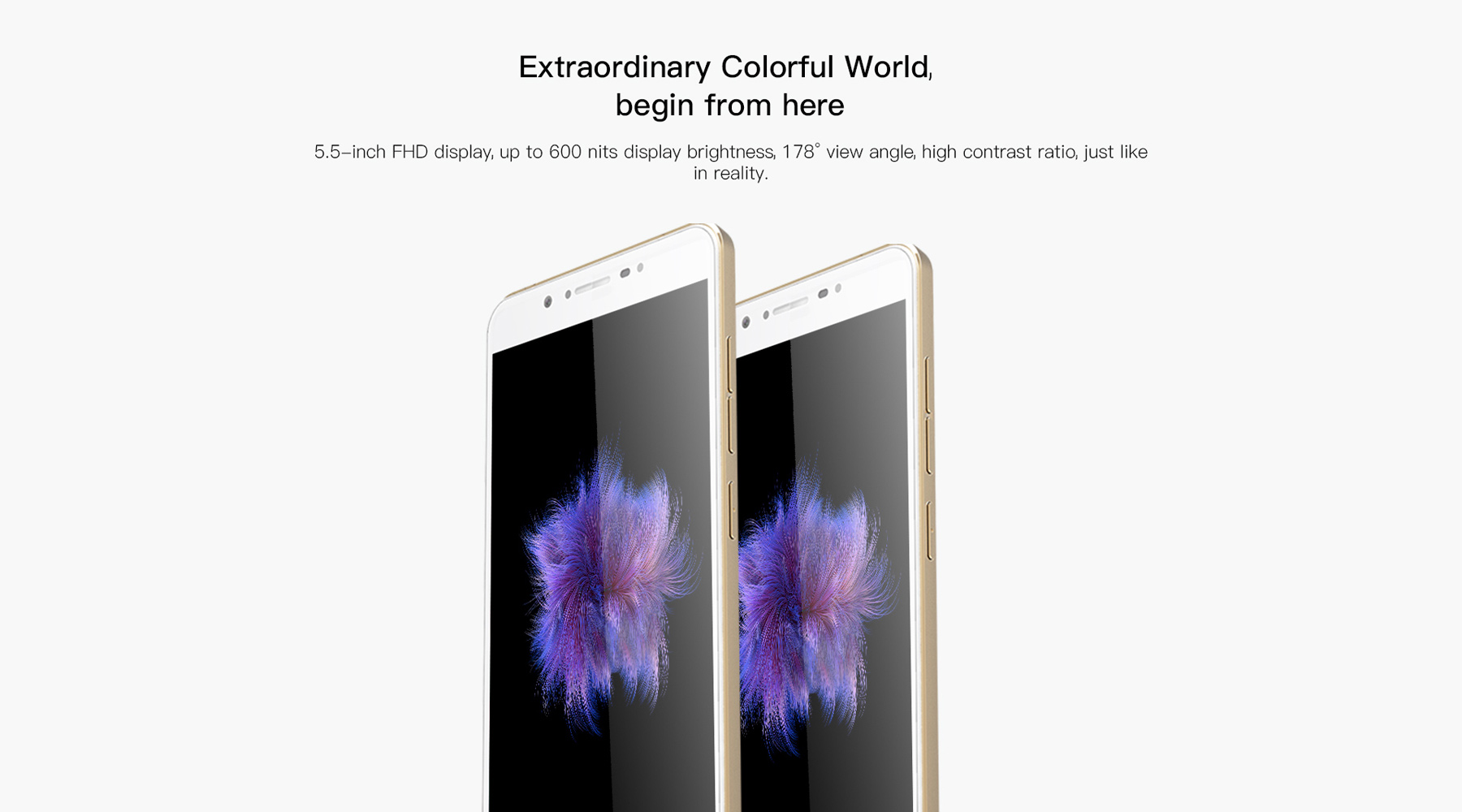 Doogee F7 Android 6.0 5.5 inch 4G Phablet Helio X20 2.3GHz Deca Core 3GB RAM 32GB ROM 13.0MP Rear Camera Bluetooth 4.0 Smart Gestures