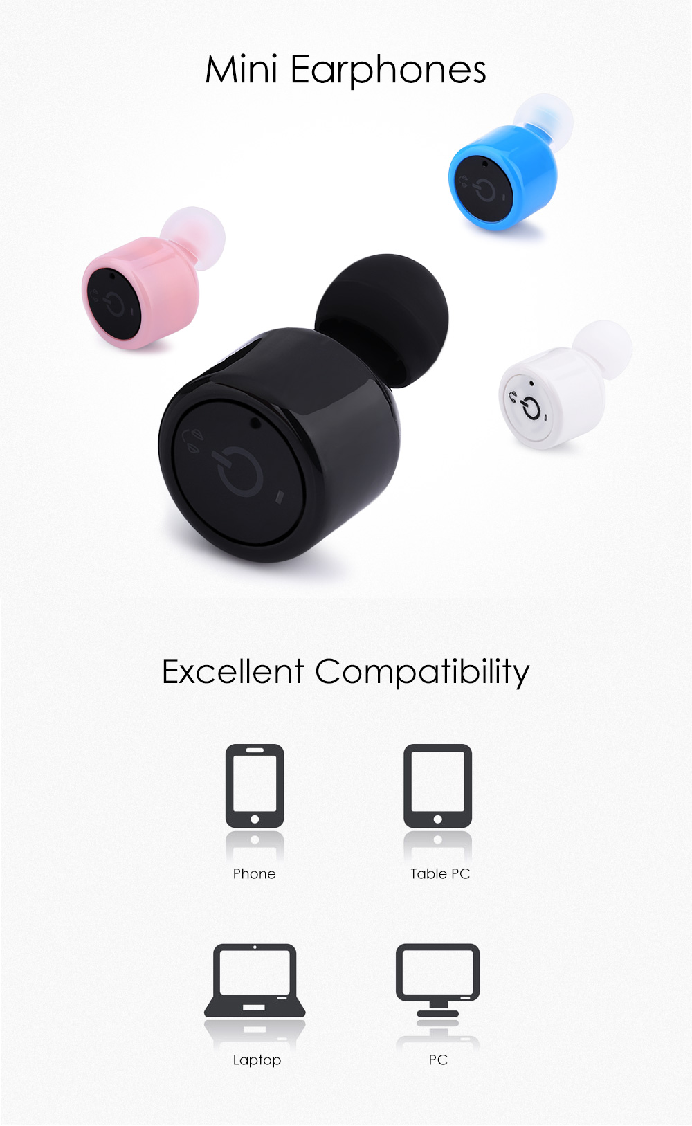 X1T Bluetooth V4.2 Wireless HiFi In-ear Earphones X1T Bluetooth V4.2 Wireless HiFi In-ear Earphones