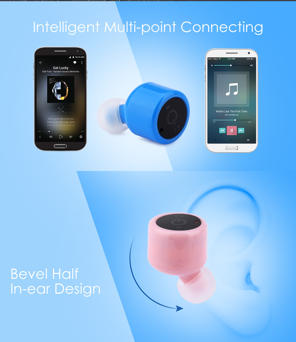 X1T Bluetooth V4.2 Wireless HiFi In-ear Earphones X1T Bluetooth V4.2 Wireless HiFi In-ear Earphones